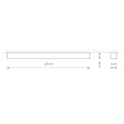Lampa Sufitowa SOFT Biały 1xT8 22W LED 3000K 125cm * Nowodvorski Online