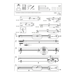Lampa Sufitowa SOFT Grafitowy 1xT8 16W LED 3000K 95cm * Nowodvorski New