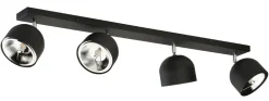 Lampa Sufitowa Spot ALTEA Czarny 4xGU10 AR111 * TK Lighting Best