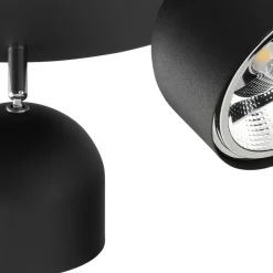 Lampa Sufitowa Spot ALTEA Czarny Koło 3xGU10 AR111 * TK Lighting New