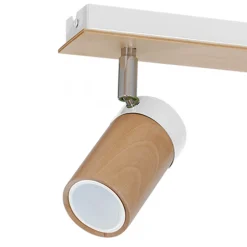 Lampa Sufitowa Spot BARON Biały Brązowy 3xGU10 * Eko-light Clearance