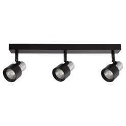 Lampa Sufitowa Spot CINO Czarny Srebrny 3xGU10 * Eko-light Clearance