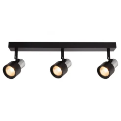 Lampa Sufitowa Spot CINO Czarny Srebrny 3xGU10 * Eko-light Clearance
