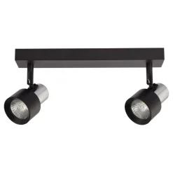 Lampa Sufitowa Spot CINO Czarny Srebrny 2xGU10 * Eko-light Clearance