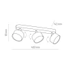 Lampa sufitowa Spot CLARK biała 3xGX53 * TK Lighting Online