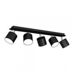 Lampa Sufitowa Spot DIXIE Czarny 4xGX53 60cm * Eko-light New