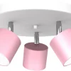 Lampa Sufitowa Spot DIXIE Różowy 3xGX53 29cm * Eko-light Outlet