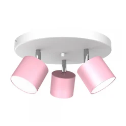Lampa Sufitowa Spot DIXIE Różowy 3xGX53 29cm * Eko-light Outlet