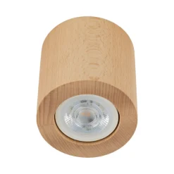 Lampa sufitowa Spot EVE WOOD buk 1xGU10 * TK Lighting Sale