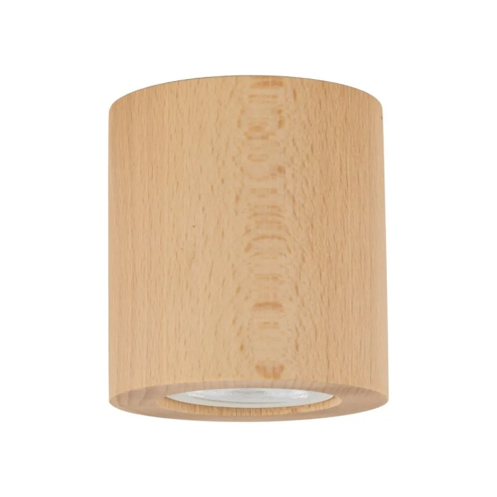 Lampa sufitowa Spot EVE WOOD buk 1xGU10 * TK Lighting Sale