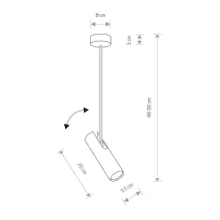 Lampa Sufitowa Spot EYE SUPER A Biały 1xGU10 * Nowodvorski Discount