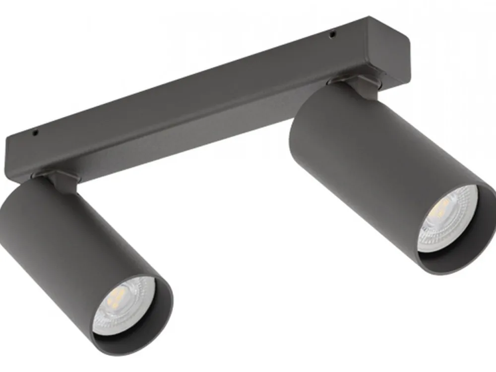 Lampa sufitowa Spot FOURTY grafitowa 2xGU10 * Nowodvorski Online