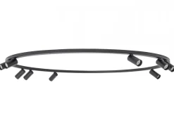Lampa sufitowa Spot FOURTY ROUND czarna 9xGU10 * Nowodvorski Sale
