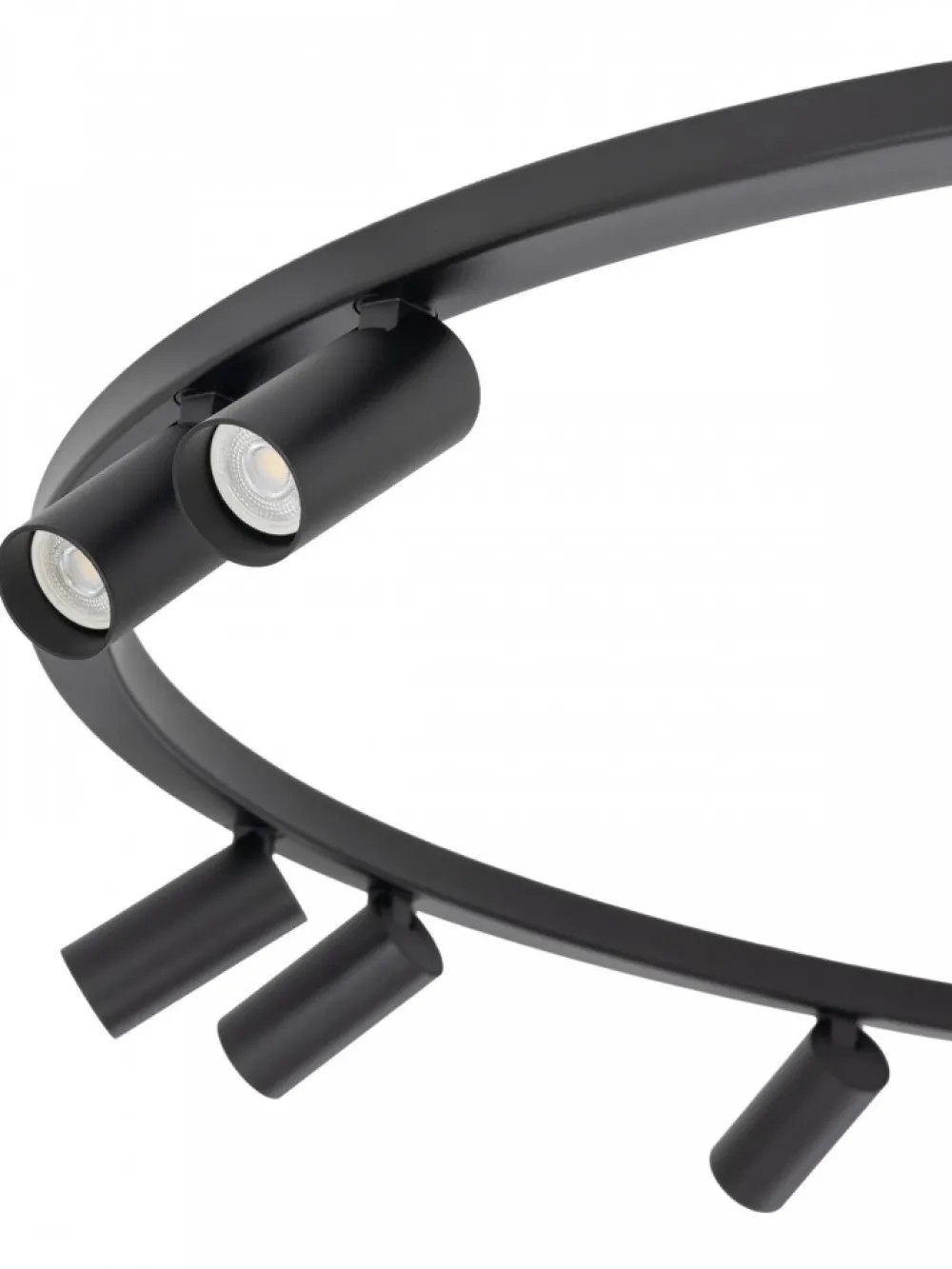 Lampa sufitowa Spot FOURTY ROUND czarna 9xGU10 * Nowodvorski Sale