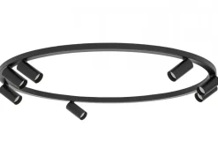 Lampa sufitowa Spot FOURTY ROUND czarna 7xGU10 * Nowodvorski Online