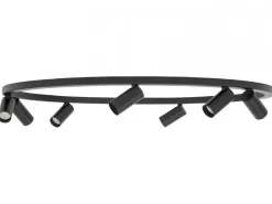 Lampa sufitowa Spot FOURTY ROUND czarna 7xGU10 * Nowodvorski Online