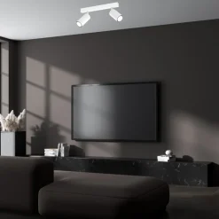 Lampa Sufitowa Spot HUDSON Biały 2xGU10 * Eko-light New