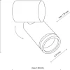 Lampa Sufitowa SPOT JET D Czarny 1xGU10 * TK Lighting Online