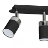 Lampa sufitowa Spot JOKER Czarny Srebrny 3xGU10 * Eko-light New