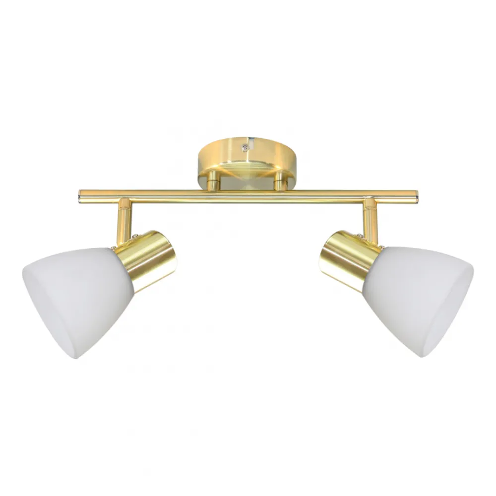 Lampa sufitowa Spot JOTA Złoty 2xE14 * Eko-light Hot