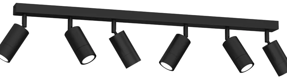 Lampa Sufitowa Spot LINK Czarny 6xGU10 * Luminex Clearance