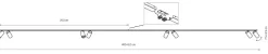 Lampa Sufitowa SPOT MONO Czarny 8xGU10 2x2m * Nowodvorski Outlet