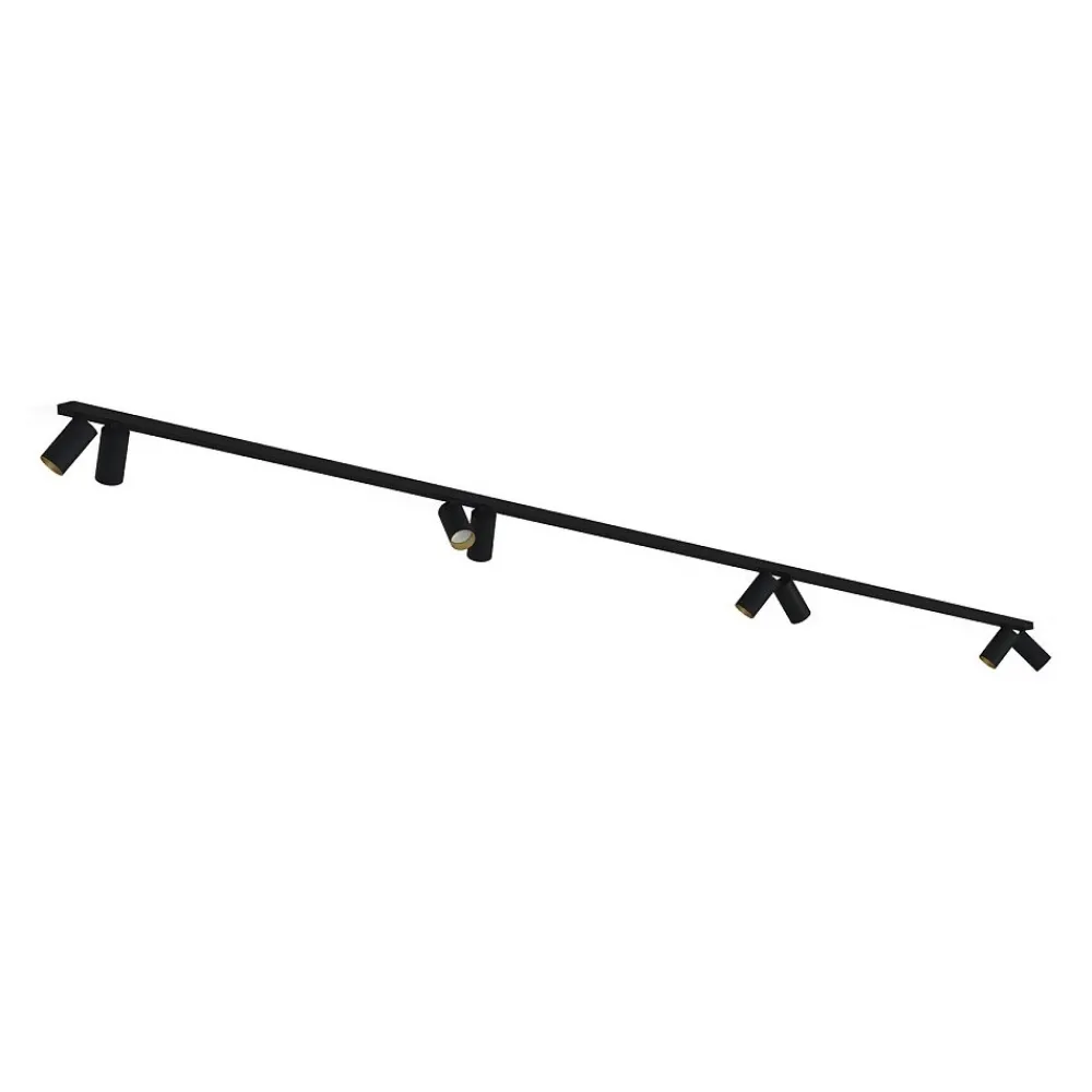Lampa Sufitowa SPOT MONO Czarny Złoty 8xGU10 2x2m * Nowodvorski Online