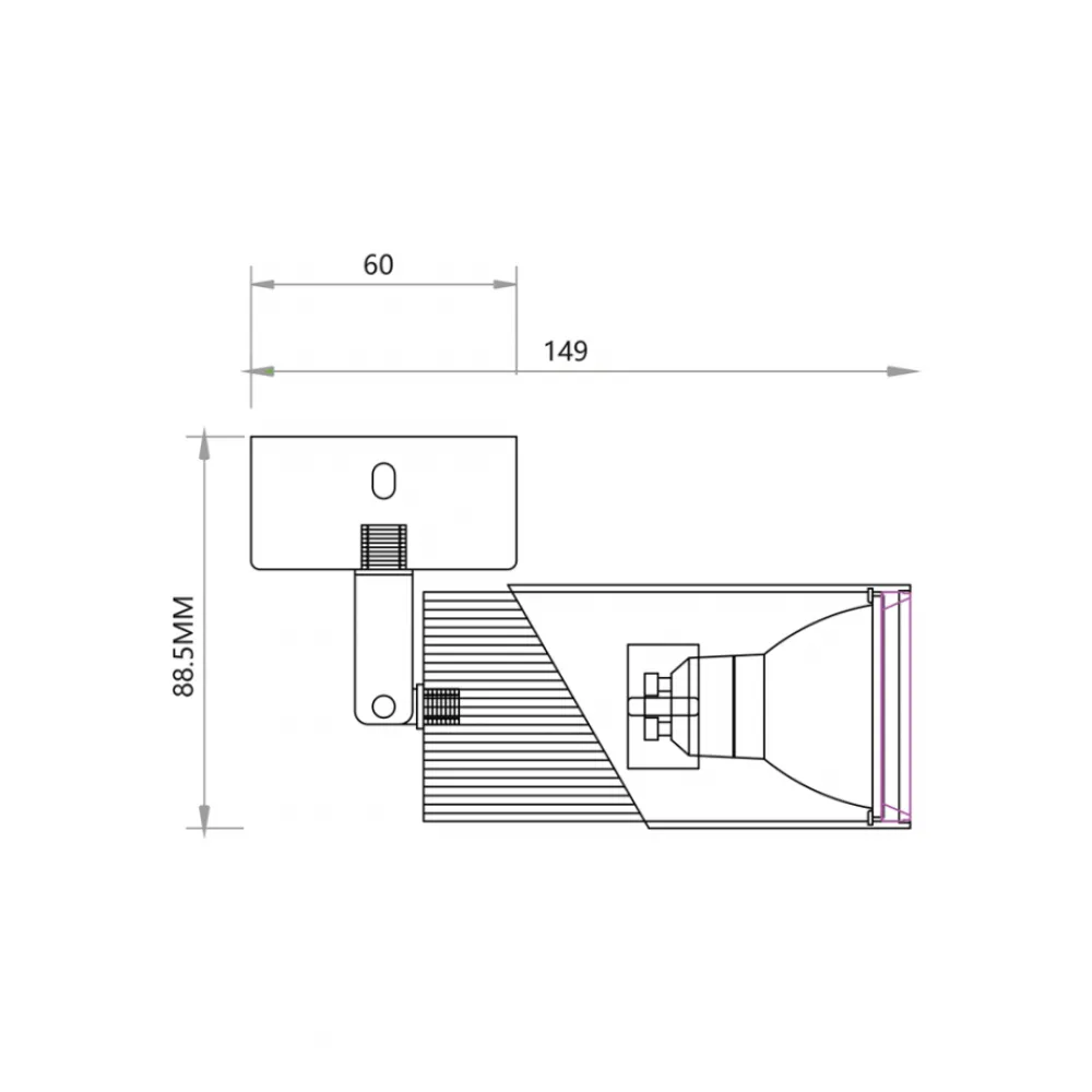 Lampa Sufitowa Spot NEO Biały Srebrny * Eko-light Online