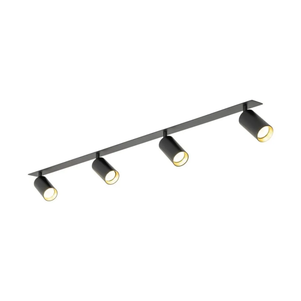 Lampa sufitowa Spot podtynkowa AMIS czarna 4xGU10 * TK Lighting Hot