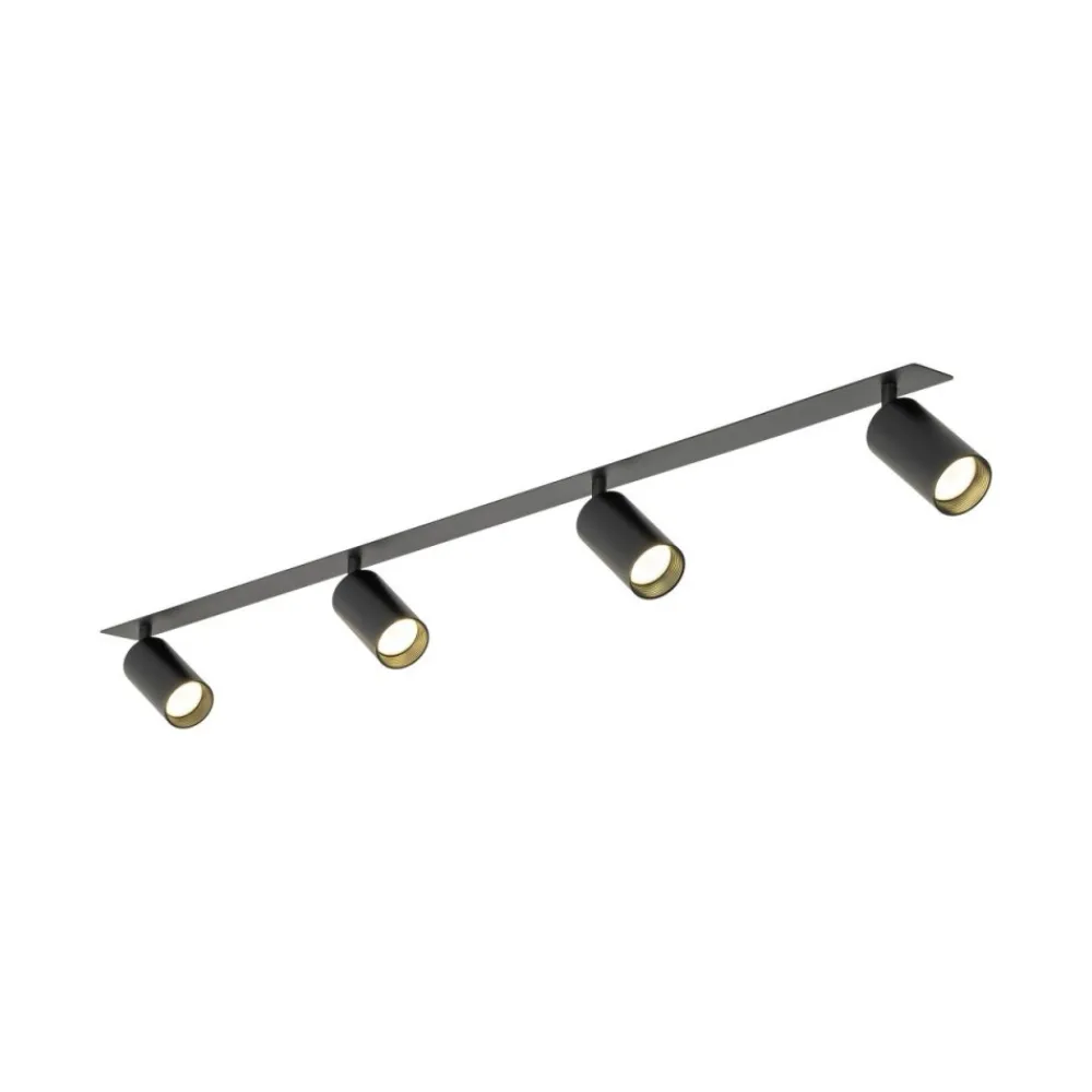 Lampa sufitowa Spot podtynkowa AMIS czarna 4xGU10 * TK Lighting Hot