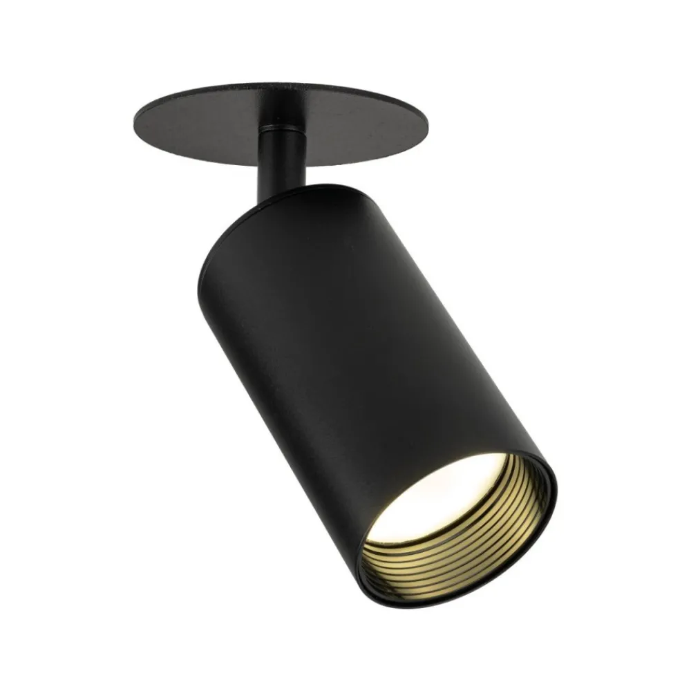 Lampa sufitowa Spot podtynkowa AMIS czarna 1xGU10 * TK Lighting Online