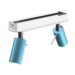 Lampa Sufitowa Spot PRESTON Biały Niebieski 2xmini GU10 * Eko-light Online