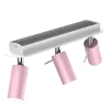 Lampa Sufitowa Spot PRESTON Biały Różowy 3xmini GU10 * Eko-light Best