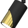 Lampa Sufitowa Spot SHIFT Czarny Złoty 3xGU10 * Luminex Outlet