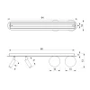 Lampa Sufitowa Spot SIRO Czarny Szklane Klosze 4xG9 * Eko-light New