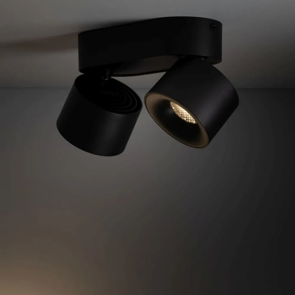 Lampa sufitowa Spot SPARK DUO czarna CCT 2xLED 20W * TK Lighting New