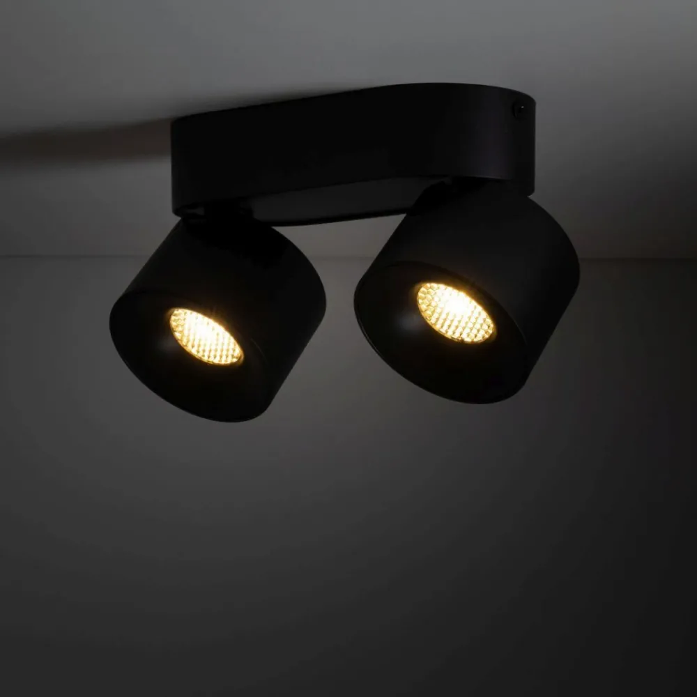 Lampa sufitowa Spot SPARK DUO czarna CCT 2xLED 20W * TK Lighting New
