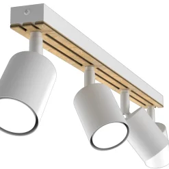 Lampa Sufitowa Spot TERRA Biały Brązowy 4xGU10 * Luminex Sale