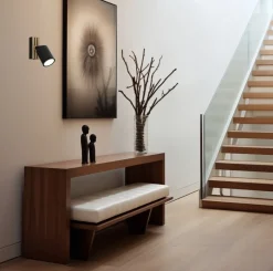 Lampa Sufitowa Spot TERRA Czarny Brązowy 1xGU10 * Luminex Discount