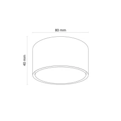 Lampa sufitowa Spot TOP biała 1xGX53 * TK Lighting Best
