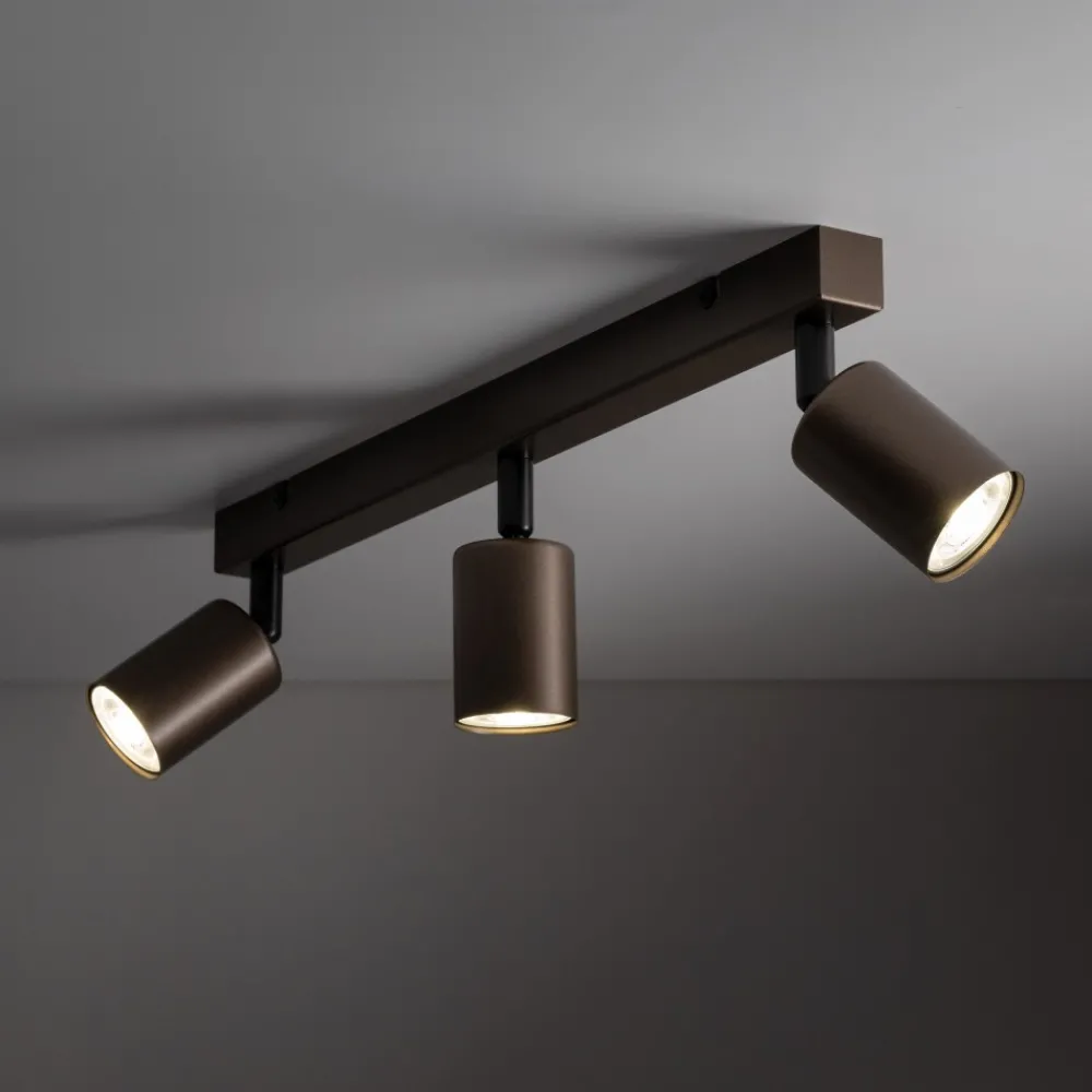 Lampa Sufitowa SPOT TOP Brązowy 3xGU10 * TK Lighting Sale