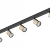 Lampa Sufitowa SPOT TOP Czarny Złoty 8xGU10 * TK Lighting Discount