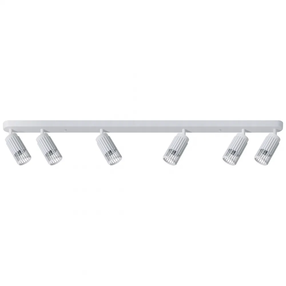 Lampa Sufitowa Spot VERTICAL Biały Metalowe Klosze 6xGU10 * Eko-light Hot