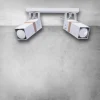 Lampa sufitowa Spot VIDAR Biały Brązowy 2xGU10 * Eko-light Discount