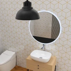Lampa Sufitowa SVEN Czarny Biały Metalowy Klosz 1xE27 * Luminex Best