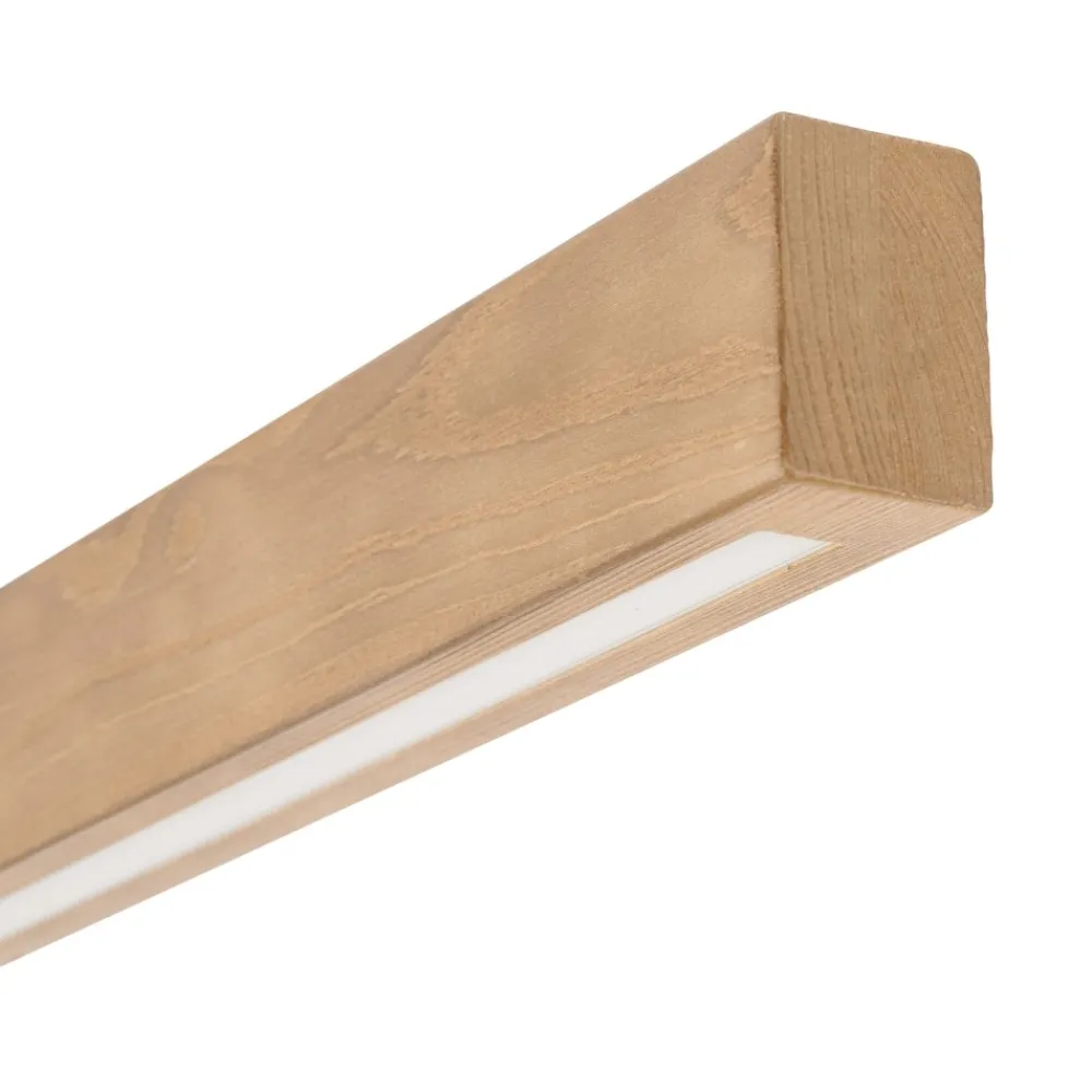Lampa Sufitowa TEO Brązowy Drewno 36W LED * TK Lighting Best