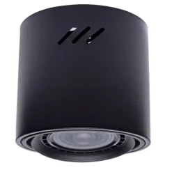 Lampa Sufitowa TUBO Czarny 1xAR111 GU10 15x14cm Bez Żarówki * Eko-light