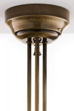 Lampa sufitowa TURKUS mosiądz patynowany 8xE27 * Jupiter Sale