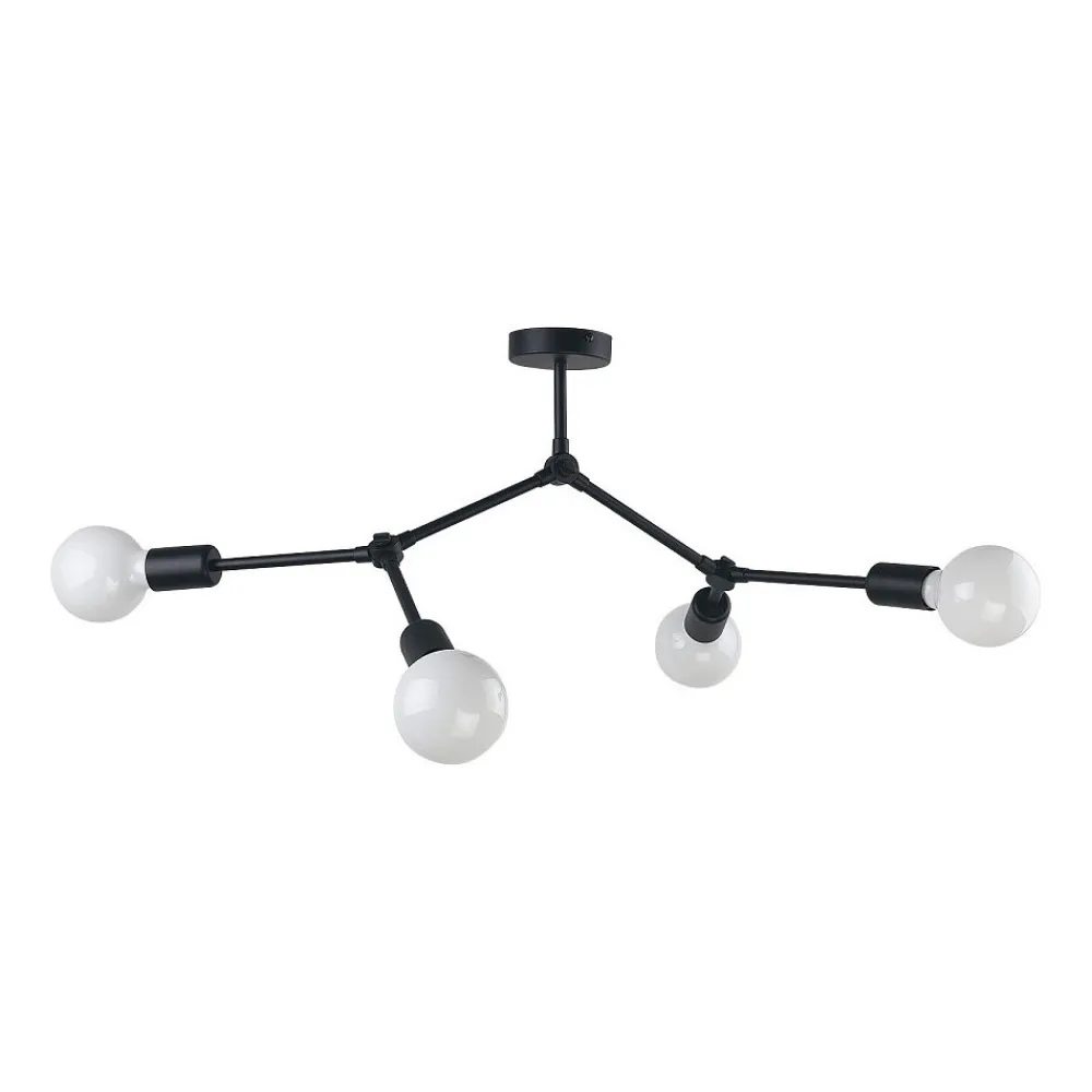 Lampa Sufitowa TWIG Czarny 4xE27 * Nowodvorski New