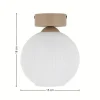 Lampa sufitowa VIRLO beżowa 1xE14 * TK Lighting Outlet